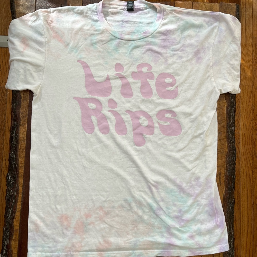 Chris D’Elia Delia Life Rips Tie Dye T Shirt L Large
